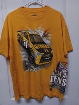 Matt Kenseth #20 Dewalt Nascar Yellow T-Shirt 2 Sided Sz X-Large XL Joe ... - $17.75