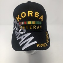Korea Veteran Hat Black Baseball Cap One Size Fits All - $6.79