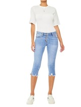 Kancan bixby mid rise capris Medium Wash - $26.73+