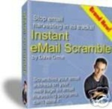 Instant E Mail Scramble Software - Stop Junk Mail Now - $1.99