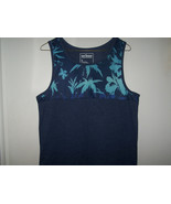 Urban Pipeline Muscle shirt Floral Navy Blue NEW - $209.62 MXN
