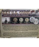 1943-D, P, &amp; S 1C Lincoln Cent High grade lot of 3 Steel Pennies - $19.26