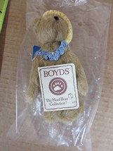 NOS Boyds Bears Debearvoire 904075 Fabric Daisy Hat Plush Bear Jointed B43 E* - £17.63 GBP