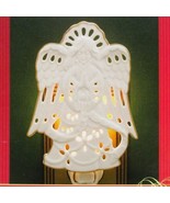 Angel Plug In Night Light Pierced Porcelain Lenox Christmas Lites Cream - $12.85