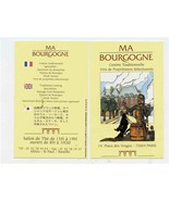 Ma Bourgogne Restaurant Card Place des Vosges Paris France  - £10.89 GBP