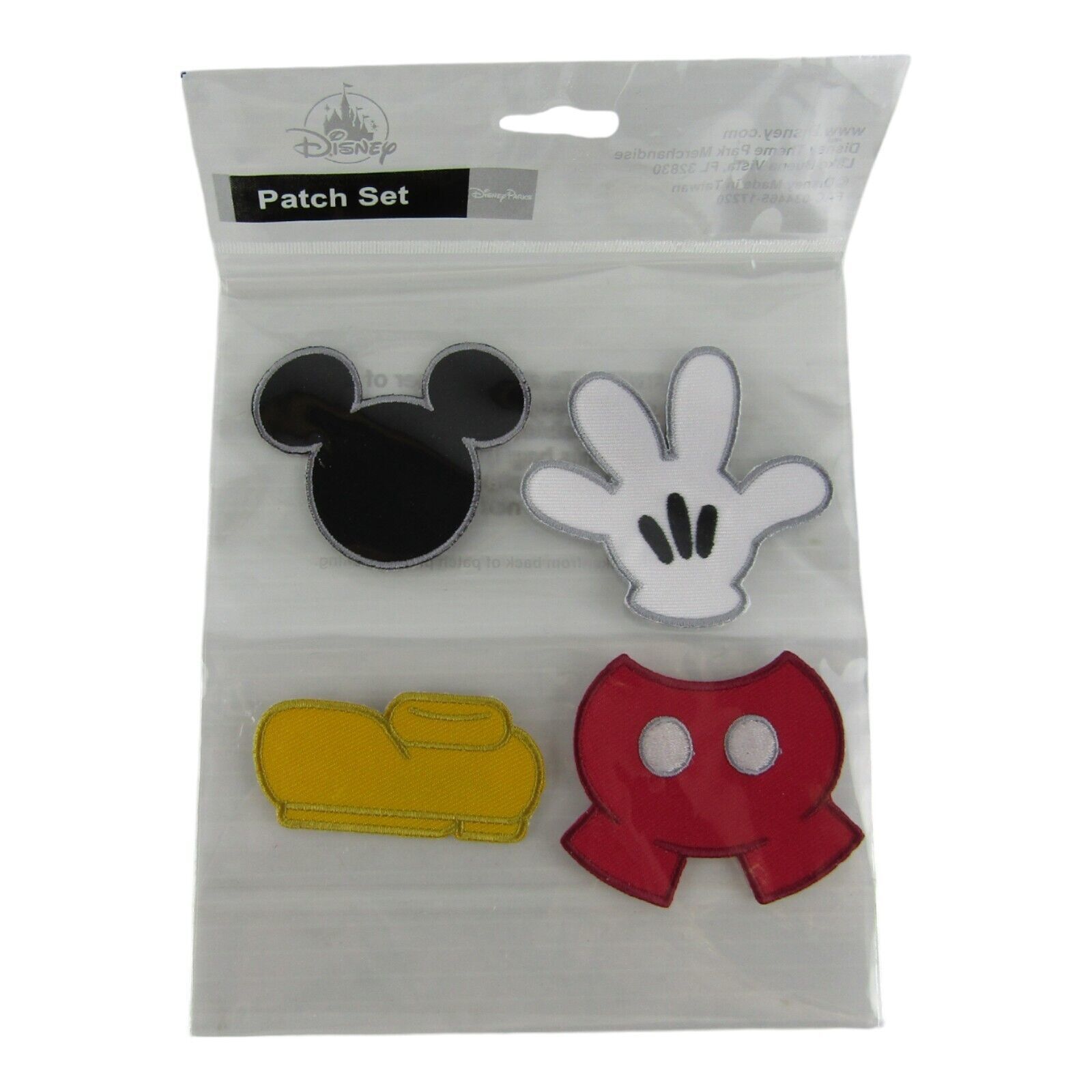 Disney Parks Patch  Mickey Mouse Parts Ears Glove Shoe Pants Fish Extender - $9.27