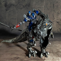Transformers AOE Optimus Prime Grimlock Tyrannosaurus Dinosaur Rex Statue Figure - $64.99+