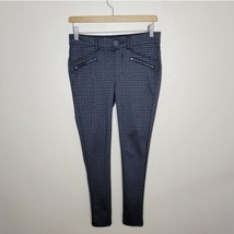 Wit &amp; Wisdom | Gray &amp; Brown Checkered Plaid Skinny Pants, Womens Size 2 - £19.38 GBP