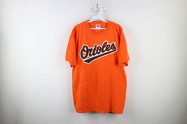 Vtg Majestic Mens Large Miguel Tejada Baltimore Orioles Baseball T-Shirt Orange - £30.89 GBP