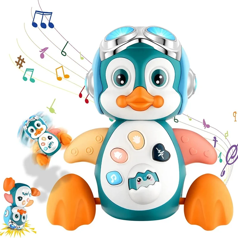 Electric Penguin Musical Toy for Baby Electronic Pets Can Crawling Dancing With - £20.51 GBP