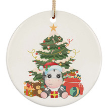 Cute Sloth Pine Tree Xmas Ornament Merry Christmas Gift Decor For Animal Lover - £11.83 GBP