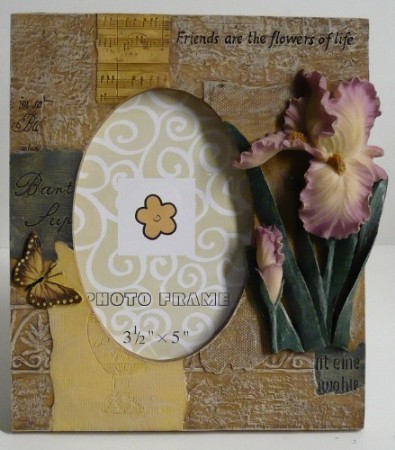 Primary image for Friendship Picture Frame with Flowers