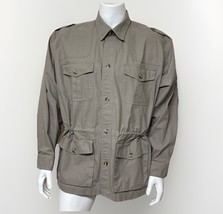 Cabela Safari Field Jacket Mens 2XL Beige Tactical Hunting Photography S... - $65.26