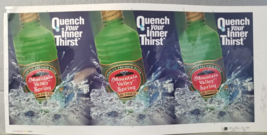 Mountain Valley Spring Water Preproduction Advertising Art Work Quench 1999 - $18.95