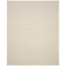 SAFAVIEH Natural Fiber Collection Area Rug - 8&#39; x 10&#39;, Marble &amp; Beige, Border Si - £250.19 GBP