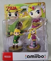 Nintendo - amiibo The Legend of Zelda 2-Pack Toon Link and Zelda (Damaged Box) - £27.77 GBP