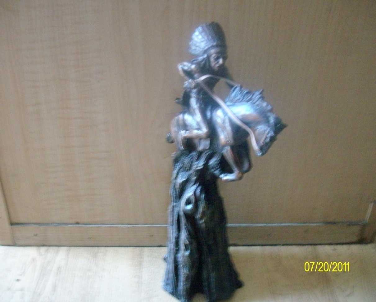  Statue of A  War Chief  - $21.95