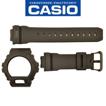 Genuine CASIO G-SHOCK DW-6900MS-1 (1289) Black Rubber watch band &amp; bezel set - £51.37 GBP