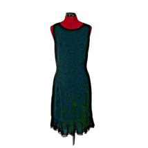 Theory Torylevina Sheath Dress Women Fitted Ruffle Hem Size Large Sleeve... - £121.61 GBP