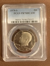 1978 S- Kennedy Half Dollar- PCGS- PR70DCAM - $80.00
