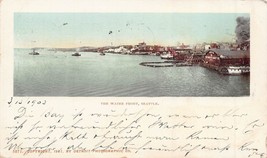 Seattle Washington ~The Water FRONT~1903 Photo Postcard - £7.12 GBP