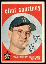 1959 Topps #483 Clint Courtney VGEX-B111R4 - £15.58 GBP