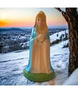 Mary Nativity Figure Handpainted Madonna Replacement Pottery Ceramic Vin... - £11.08 GBP