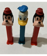 2 Pack GOOFY DISNEY PEZ DISPENSER H Kong &amp; 1 Duck Donalds Pez Dispenser ... - £19.18 GBP