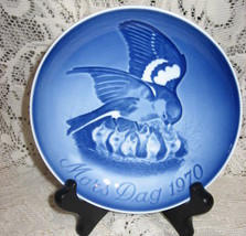 B & G Mother's Day Collector Plate "Bird and Chicks" -Denmark-1970 - $8.00