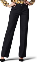 Lee Womens Black Ultra Lux Comfort with Flex Motion Regular Fit Pants - 14 Short - £19.04 GBP