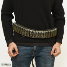 Shotgun Cartridge Belt Ammo Shot Shell Holder Rifle Cartridge Bandolier Belt - £26.15 GBP