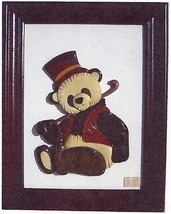 Woodee Bears Unique Carved Bear Sculpture Framed Art 08 - £23.48 GBP