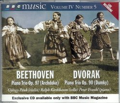 Beethoven Piano Trio Op. 97, Dvorak Piano Trio Op. 90 BBC Music Volume IV, Numbe - £32.07 GBP