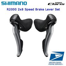 Shimano Claris ST-R2000 2x8 Speed Brake Levers Left + Right Set  - $77.88
