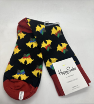 Happy Socks Men&#39;s Christmas Holiday Bells Print Socks Sock Sz 10-13 NEW - $10.88