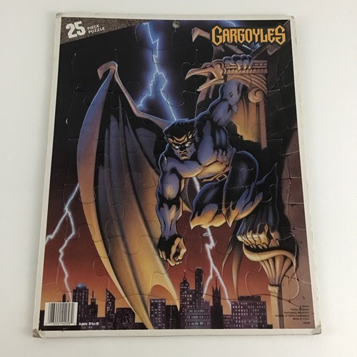 Gargoyles 25 Piece Tray Puzzle Disney 11x14 Parker Brothers Vintage 90s ... - £20.84 GBP