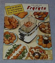 Vintage Dulane Fryryte Deep Fryer Recipes Cookbook 1950 - £4.81 GBP