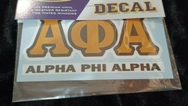 Alpha Phi Alpha Fraternity Standard Sticker Decal Water Bottle Car sticker - £5.57 GBP