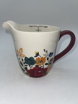 Pioneer Woman Timeless Floral Autumn Harvest 4 Cup Stoneware Measuring C... - $24.00