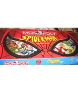 SPIDERMAN MONOPOLY BOARD GAME--COMPLETE - £10.98 GBP