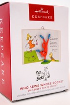 Hallmark - Who Sews Whose Socks? Dr Seuss Fox In Sox  - 2023 Keepsake Ornament - £19.77 GBP