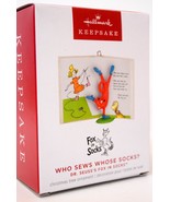 Hallmark - Who Sews Whose Socks? Dr Seuss Fox In Sox  - 2023 Keepsake Or... - £19.35 GBP