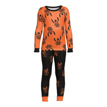 Disney Girls Lilo Stitch Halloween Mix Match 2 Piece Pajama Set, Orange ... - $15.83