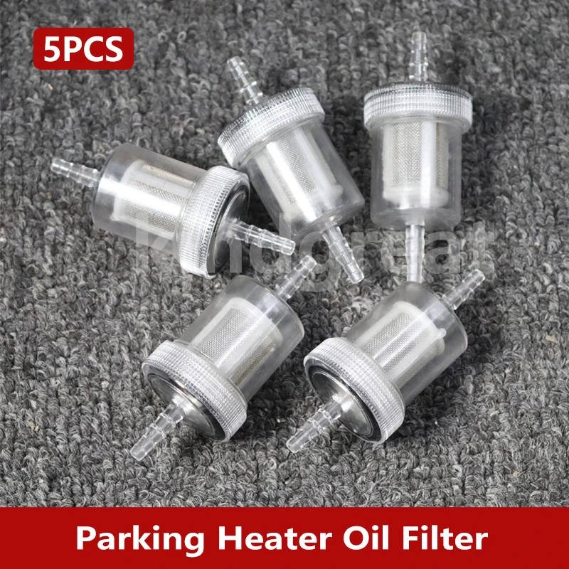 5PCS/Lot 4mm Diesel In-Line Fuel Filter Kit Gas Filter For Webasto Eberspacher - £11.73 GBP