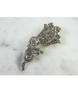 Womens Vintage Estate Sterling Silver Flower Brooch 6.1g E2698 - $644.47 MXN Womens Vintage Estate Sterling Silver Flower Brooch 6.1g E2698 - $644.47 MXN