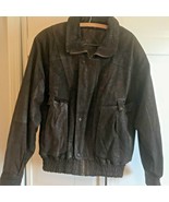 Pop&#39;s Vintage  Leather Flight Brown Bomber leather Jacket  Men’s Medium - £77.07 GBP