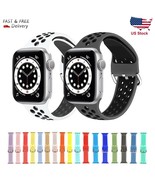 Silicone Strap for Apple Watch Band 44mm 42mm 40mm 38mm. Soft, Light Spo... - $354.99 MXN