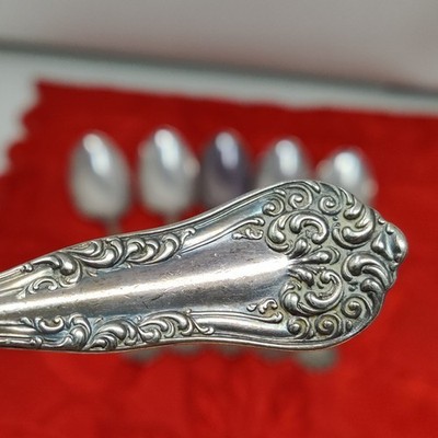 6X Tsp Antique Roger’s Anchor Silver Plated Teaspoons America Pattern Se... - $16.98