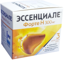 Essentiale Forte H 300 mg Support 90 capsules for liver health and recovery - $70.00