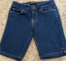 Lucky Brand Shorts ~ Girls Size 10 ~ Blue ~ 8&quot; Inseam ~ Cotton/Spandex S... - $30.00